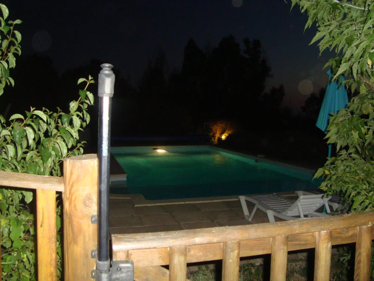 03.08.17 pool through gate at night