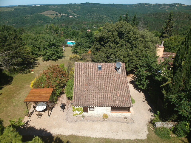 aerial view Les Lavandes